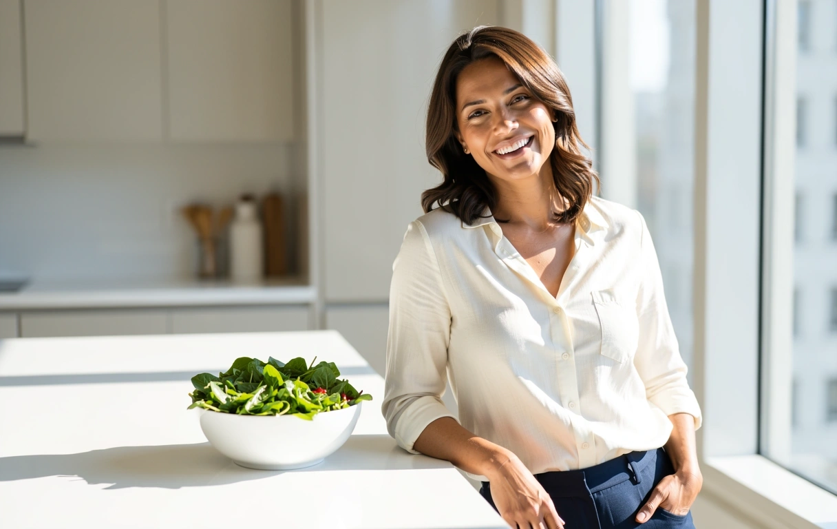 Portrait der Gründerin von Wellness Ernährung